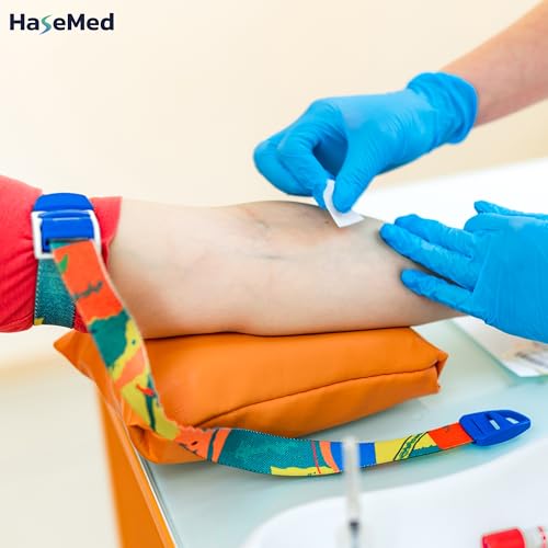 HaseMed Metal-Free Latex Free Colorful - 3 Pack Tourniquet for Medical Applications, Elastic and Safe, Ideal for Emergencies and Hospitals