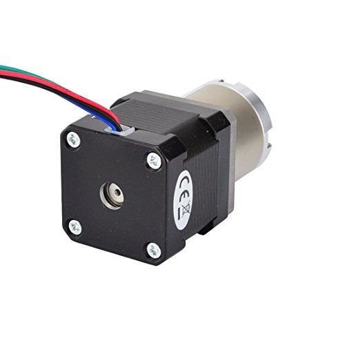 STEPPERONLINE 27:1 Planetary Gear Nema 17 Gear Motor 1.68A Stepper Motor for Craft CNC