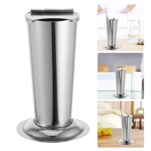 Stainless Steel Tweezer Holder Container for Tattoo Salon Steriliser Organiser Conical Design Robust Easy to Clean Practical for Nail Technique and Piercing Accessories