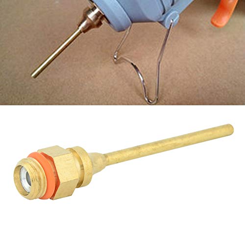 Alucy 1.5mm 70mm fine nozzle for hot glue gun, adhesive dispenser accessory
