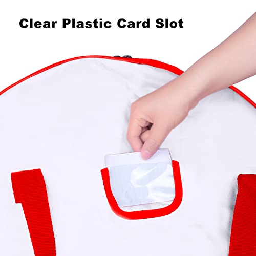 Christmas Wreath Storage Bag 36inch -Large Christmas Wreath Storage Container-Durable Oxford Fabric, Dual Zippered, Easy to Slip The Wreath in & Out, Protect Wreath Garlands from Dust-White,Pack of 2 White, 2pack 36 X 8 inch