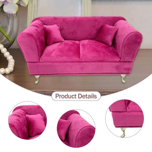 Colaxi Sofa Shaped Jewelry Box Display Case Container Gift Decorative Tabletop Trinket Box Jewelry Organizer for Necklaces Bracelets, Style B