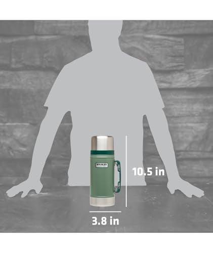 Stanley Classic Legendary Vacuum Insulated 1 Count (Pack of 1) 24 fl oz Hammertone Green
