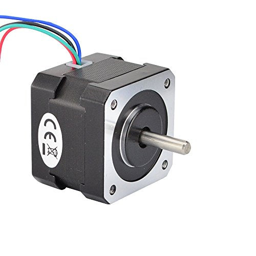 STEPPERONLINE Nema17 Stepper Motor 26 Ncm 1.8 deg with 1 m Cable and Connector 12 V 0.4 A for CNC 3D Printers and Robots