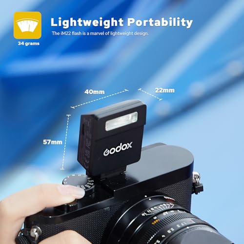 Godox iM22 Mini Manual Flash for Standard Hot Shoe Cameras Godox IM22