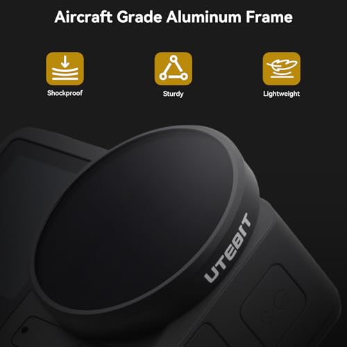 UTEBIT 4 Pack ND Filter Kit for DJI Osmo Action 5 Pro/Action 4