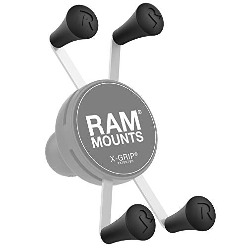 [Australia - AusPower] - RAM Mounts X-Grip Rubber Cap 4-Pack Replacement RAP-UN-CAP-4U (Black) Black 