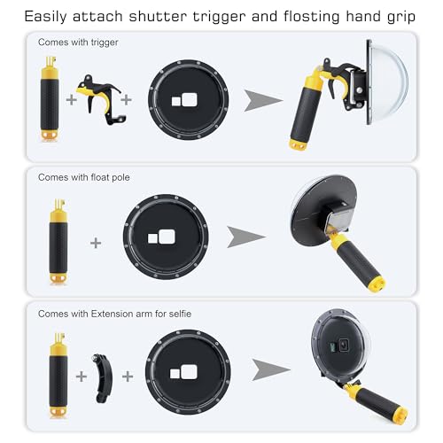 GEPULY Dome Port for GoPro Hero 8 Black