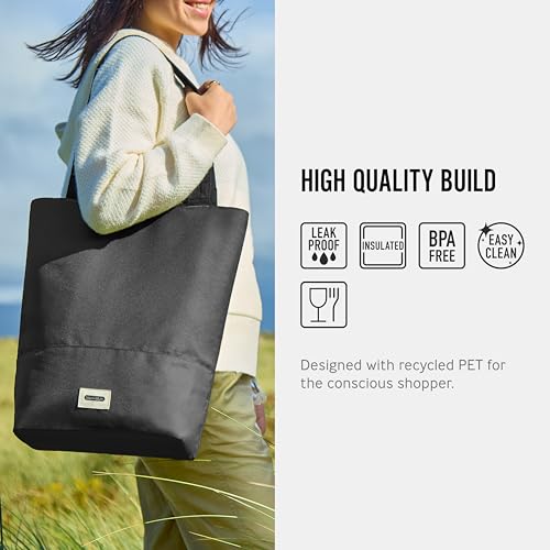 BLACK + BLUM Unisex Insulated Tote Bag 40 cm x 14 cm x 42 cm Black