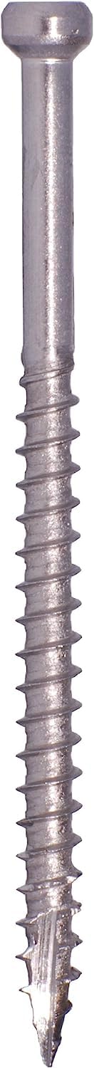 [Australia - AusPower] - GRK 772691377241 8 x 1-1/2" 37724 FIN/Trim 305 Stainless Steel Finish Screws 100 Count, Color 