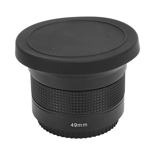 0.35x Ultra Wide Angle Fisheye Lens with Macro, AF IR Compatible. Suitable for All Cameras, Camcorders, and Lenses. for High Resolution Day and Night Photography (49mm) 49mm