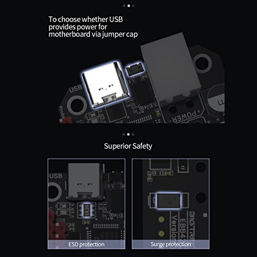 BIGTREETECH EBB 36 CAN V1.1 with Max31865 for Boards for Klipper Raspberry EBB 36 with Max31865