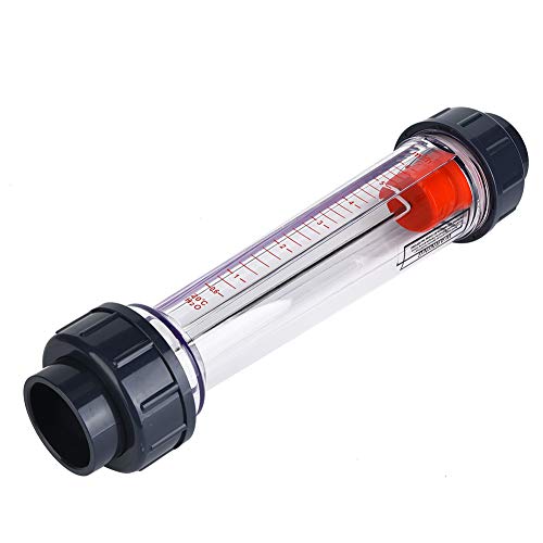 Liquid Flow Meter 0.6-6 m³/h High Precision ABS Pipe Flow Meter Inner Diameter 50 mm