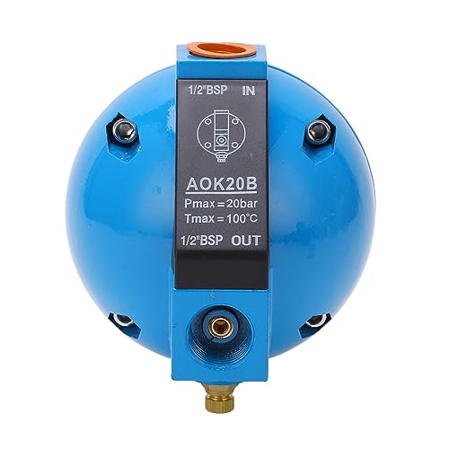 AOK20B Automatic Drainage Valve, DN15, 20 Bar Maximum Pressure, Aluminium Alloy, Intelligent Self-Drainage for Air Compressor, Industrial Application