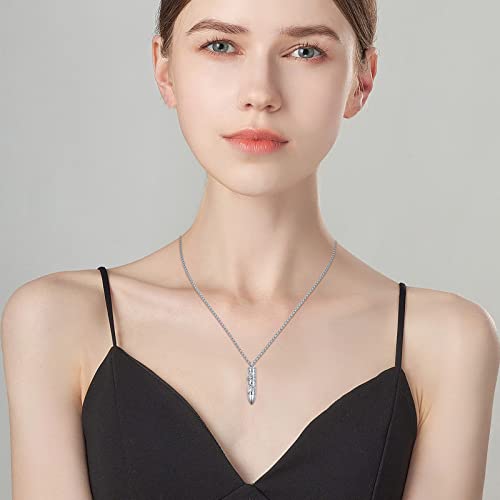 Sunflower Urn Necklace for Ashes Cremation Jewelry 925 Sterling Silver Bee Musical Note Dog Pendant Memorial Keepsake Necklace for Men Women