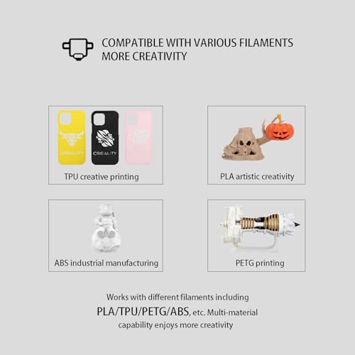 Creality Extruder Kit for Ender 3 V3 SE, Ender 3 V3 KE, 3D Printer Direct Drive Dual Gear Extrusion Filament Feeding Kit for Ender 3 S1, Ender 5 S1, Ender 3 V3 KE/SE