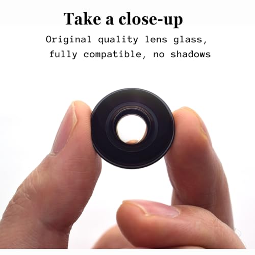 [1 Pcs] Camera Lens Glass Replacement for Insta360 X4, 360° Lens Repair Part with Mounting Ring, Compatible with Insta 360 X4 Action Camera Accessories (Version 1) For X4 (Version 1)