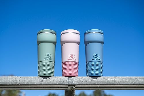 Pelican Hydration Pelican Cascade™ 22 oz Vacuum Insulated Tumbler Recycled Stainless Steel Double Wall Dual Lid Powder Coated Zenith