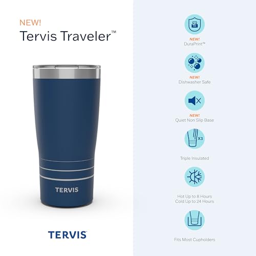 Tervis 20oz Stainless Steel Tumbler | DC Comics - Batman - Gotham Gold Multicolor