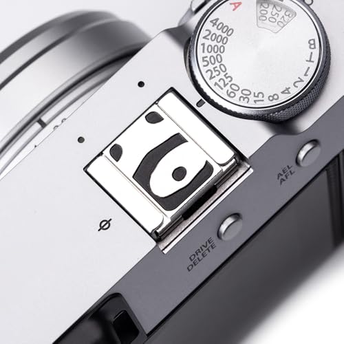 Camera Metal Hot Shoe Cover Protector Cap Cute Panda Compatible for Fujifilm X100VI X100V X-M5 X-E5 X-T4 X-T3 for Leica set