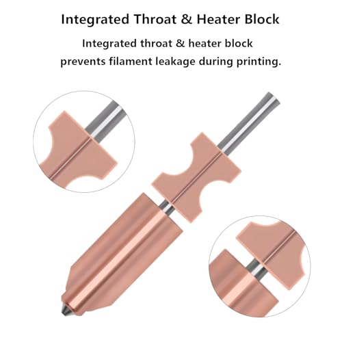 5 PCS Quick-Swap Nozzles Kit for AD5X, 2 PCS 0.2mm, 1 PC 0.25mm, 1 PC 0.6mm, 1 PC 0.8mm Hardened Steel Tip Integrated Nozzles with 5 PCS Silicone Socks and Nozzle Wiper for Flashforge AD5X Multi Size