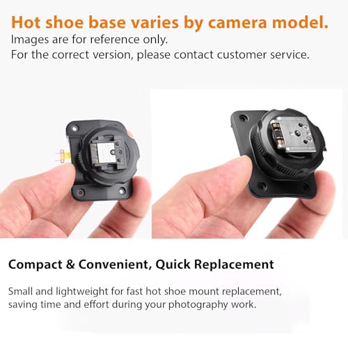 Godox V1N V860III-N Hot Shoe Replacement, Upgraded Metal Mounting Foot for Nikon Flash Repair, Compatible with V1-N / V860III-N / V850III-N V1N Hot Shoe For Nikon