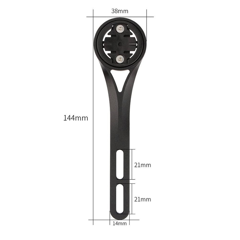 [Australia - AusPower] - Integrated Aero Handlebar Out Front Cycling Computer Road Bike Mount Compatible with Garmin, Wahoo, CatEye, and Bryton with GoPro Action Camera and Bike Light Attachment 