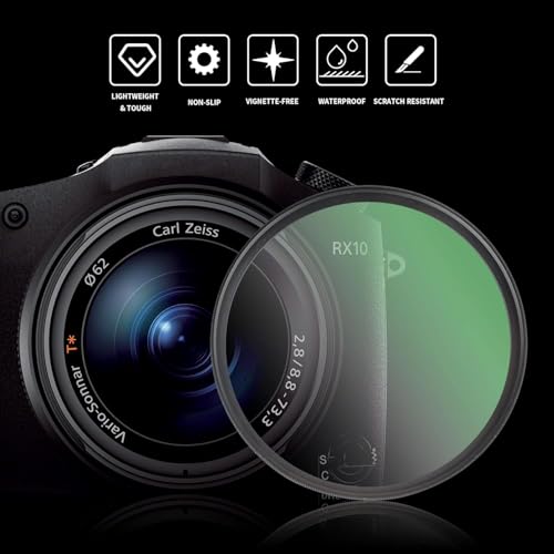 Walking Way 67mm Black Diffusion Filter 1/2, Soft Dreamy Cinematic Effect Filter, Hazy Diffuser, Ultra-Slim Frame, Multi-Coated Optical Glass, Water/Scratch Resistant for Portrait/Vlog/Video 67 mm 1/2 Diffusion