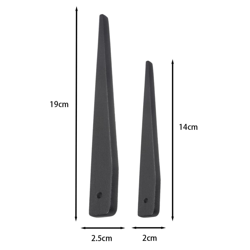 [Australia - AusPower] - Laroal 2 Pack Morse Cone Adapter Wrench Carbon Steel Adapter Socket Mt1-Mt2 Mt3 Morse Taper Suitable for Mt1-Mt2 Mt3 Removable Morse Taper Adapter 