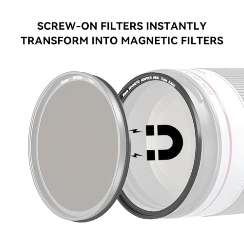 55mm Magnetic Adapter Ring Kit Quick-Release to Threaded Filter Converter 55mm