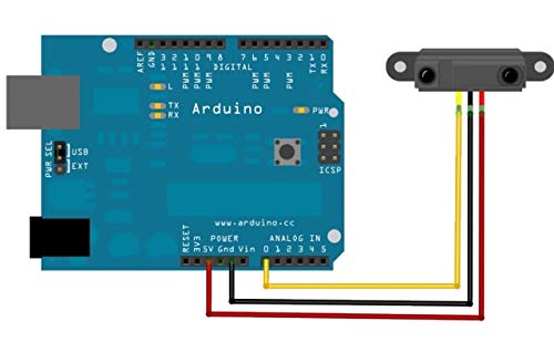 2pcs IR Sensor GP2Y0A21YK0F Measuring Detecting Distance Sensor 10 to 80cm with Cable