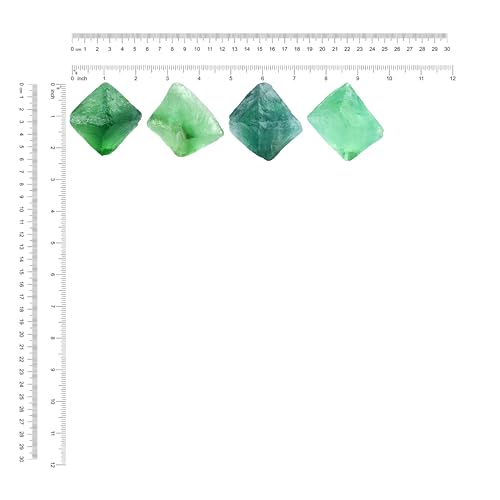 Starborn Green Fluorite Octahedron Crystal, Large - 1 piece