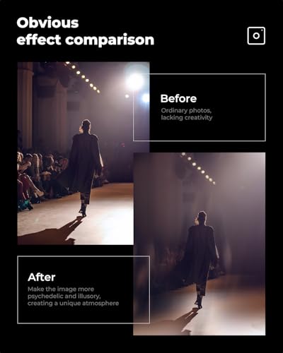 K&F CONCEPT 67mm Center Field Split Diopter Effect Filter Keeps The Focus