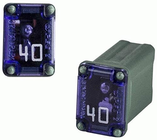 [Australia - AusPower] - 50 pc Automotive MCASE Mini Box Shaped Cartridge Fuse Kit multicolored 50 Pcs 