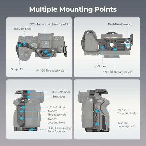 SmallRig HawkLock Cage for Sony A7R V/ A7 IV/ A7S III/ A7R IV/A 1