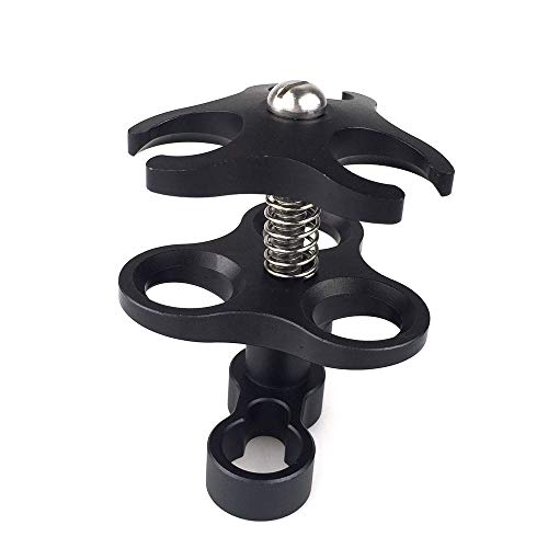 Seafrogs Diving Essential Accessory Ball Arm Clamp Three Cut Out Hole Lighting Arm System Fixed Mount Waterproof Case Tray Attachment CP-3 PC-3