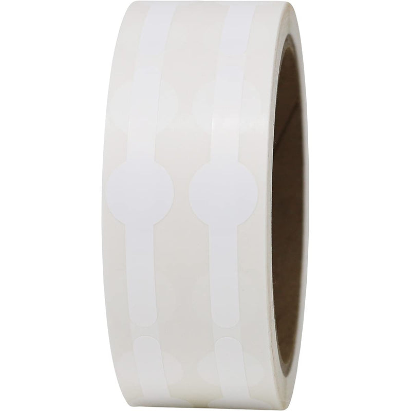 Pre-Roll Tube White Tamper Labels, 0.6 x 2.5 Inch 500 Total Labels