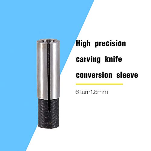 6mm to 3.175mm Precision Engraving Bit CNC Router Tool Adapter Collet for Grinding Engraving Machine ER Collet