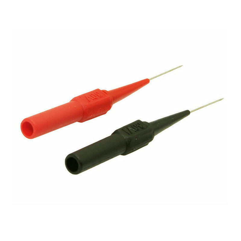 [Australia - AusPower] - YUKIIATIF 10PCS Multimeter Test Lead Extention Back Probes Sharp Needle Micro Pin Stainless Steel for Banana Socket Tester 