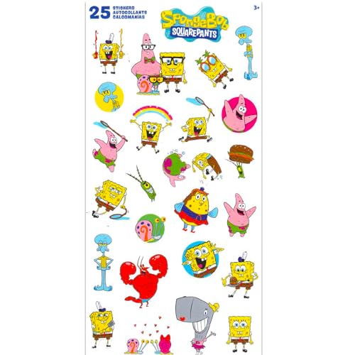 Spongebob Backpack and Lunch Box Set for Toddlers School Bundle + More