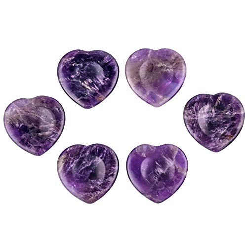 rockcloud Pack of 2 Thumb Worry Stone for Anxiety Purple
