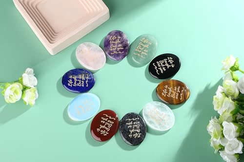 Tiger Eye Worry Stone Courage Amp Stress Relief Fidget Stone Yellow-Tiger Eye