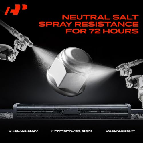 A-Premium M14-1.50 wheel lug nuts, set of 5, shown together for front or rear wheel installation