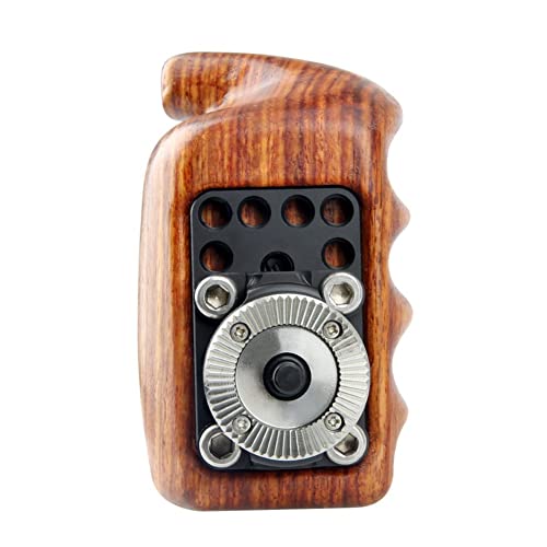 NICEYRIG Rosette Wooden Handle Grip Left Side (M6 Thread Diameter 31.8mm)