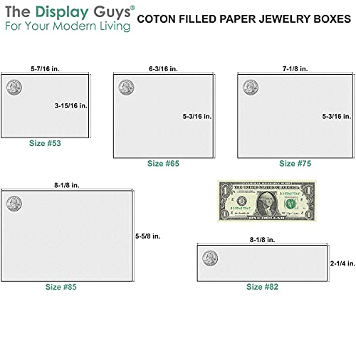 TheDisplayGuys 100 Cardboard Jewelry Gift Boxes with Inserts - Pastel Pink 1 Count (Pack of 100) 1.9" x 1.3" x 0.7" (#10)