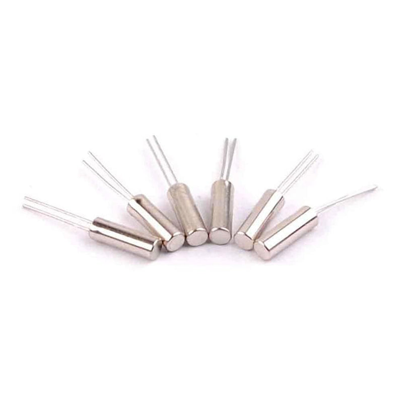 [Australia - AusPower] - 20Pcs Silver Clock Crystal (32768HZ) 32.768KHZ Crystal Oscillator Passive Components (3 * 8mm) 