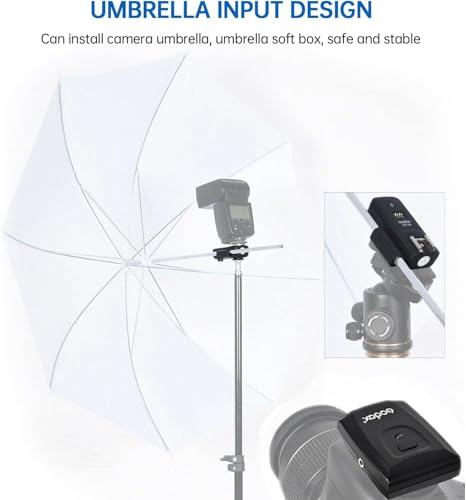 Godox CT-16 Flash Trigger Kit, 433MHz Radio Transmitter Receiver Set 1 Transmitter + 2 Receivers