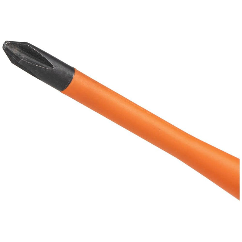 [Australia - AusPower] - Klein Tools 33732INS 1000V Slim Tip Insulated Screwdriver Set, #2 Phillips and 1/4-Inch Cabinet Tips, Cushion Grip Handle, 2-Piece 2-Piece Set 