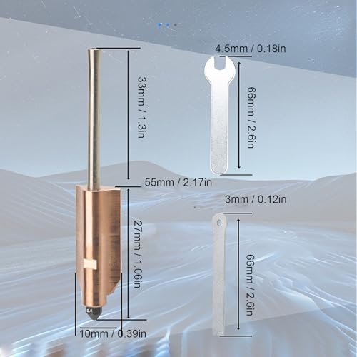 VBESTLIFE Detachable Hardened Steel Nozzle for Flashforge AD5X - 3Pcs Bimetallic High Temp Nozzles, Fast Release Replacement Hotend Kit