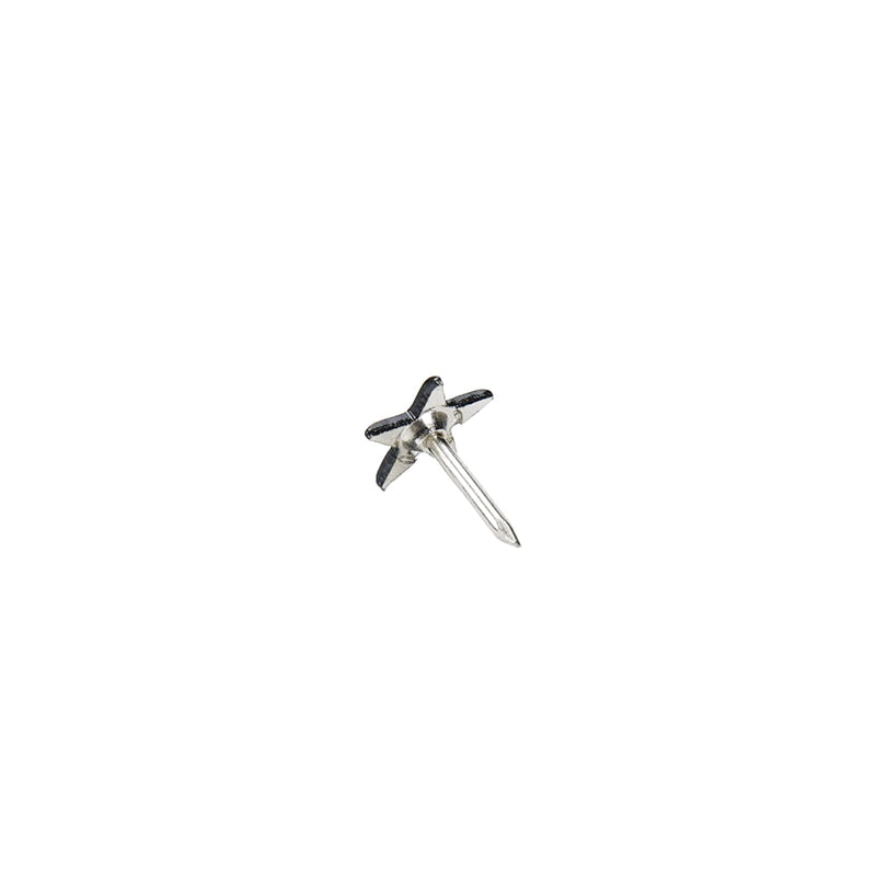 [Australia - AusPower] - 100Pcs Upholstery Tacks,7/16-inch Diameter Nailhead Decorative Trim for Furniture,Stars-shaped Furniture Nails Pins Kit,Black(11×13mm) Black 